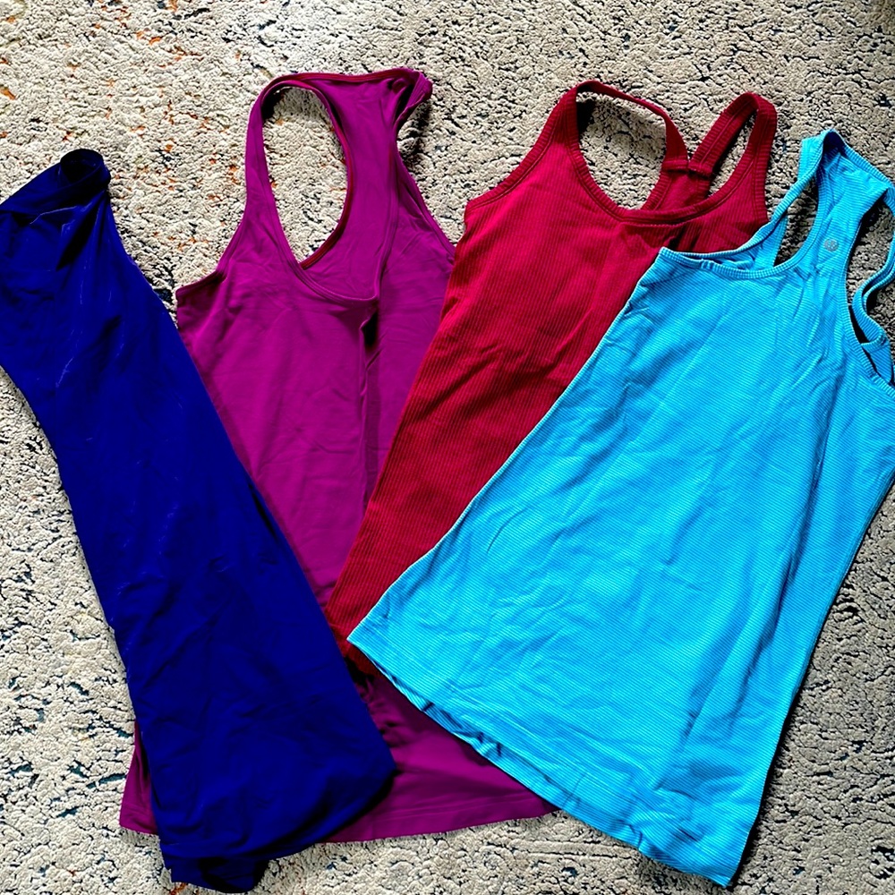 Lot of Lululemon Tanks